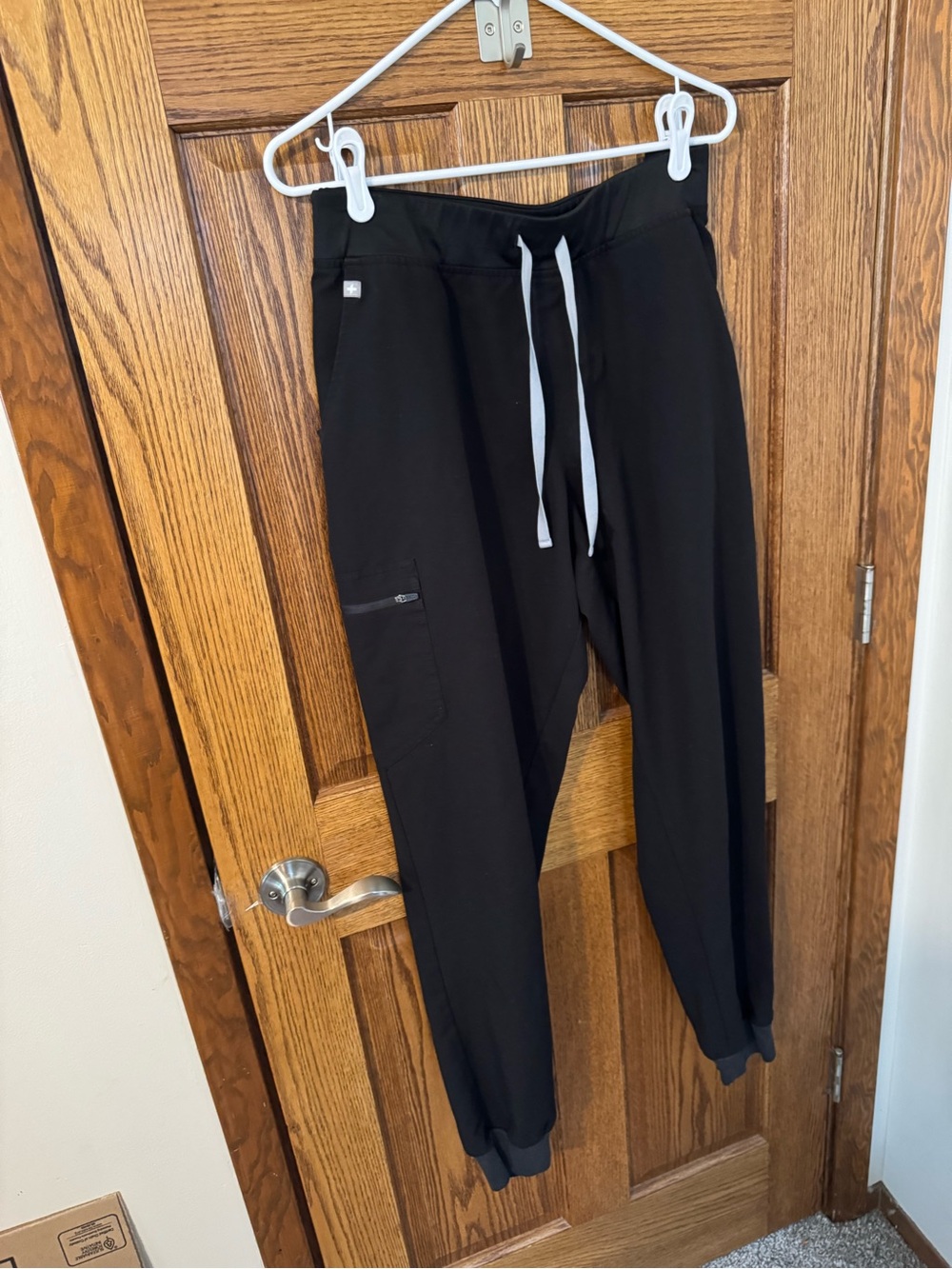Figs Black Scrub Pants (XXL Tall)